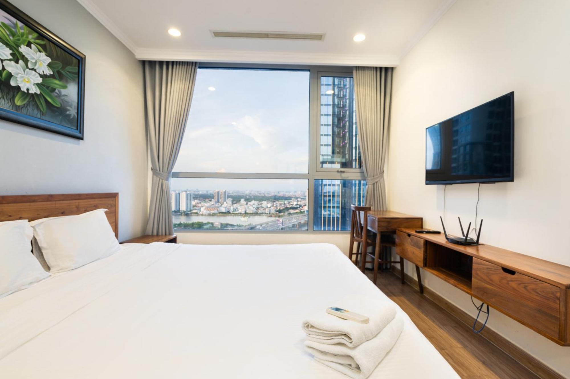 Vinhomes Central Park - Serviced Apartments Rental Ltd Hô Chi Minh-Ville Extérieur photo